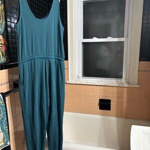 Athleta Teal Jumpsuit